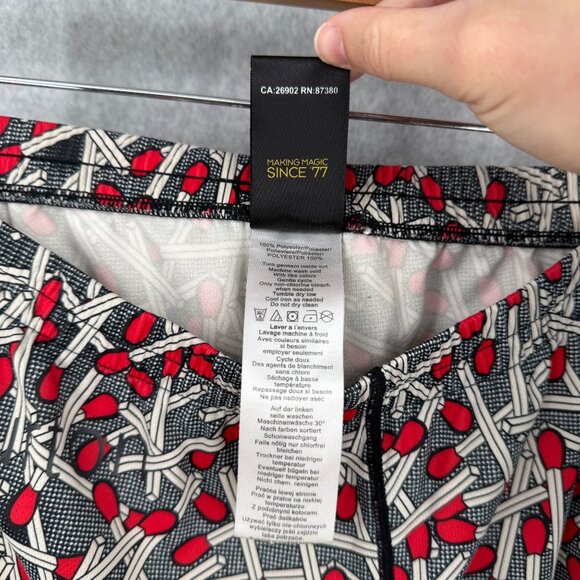 Burton Womens DryRide Base Layer Pant Legging Size S Red Black Matchstick Snow - Picture 7 of 12